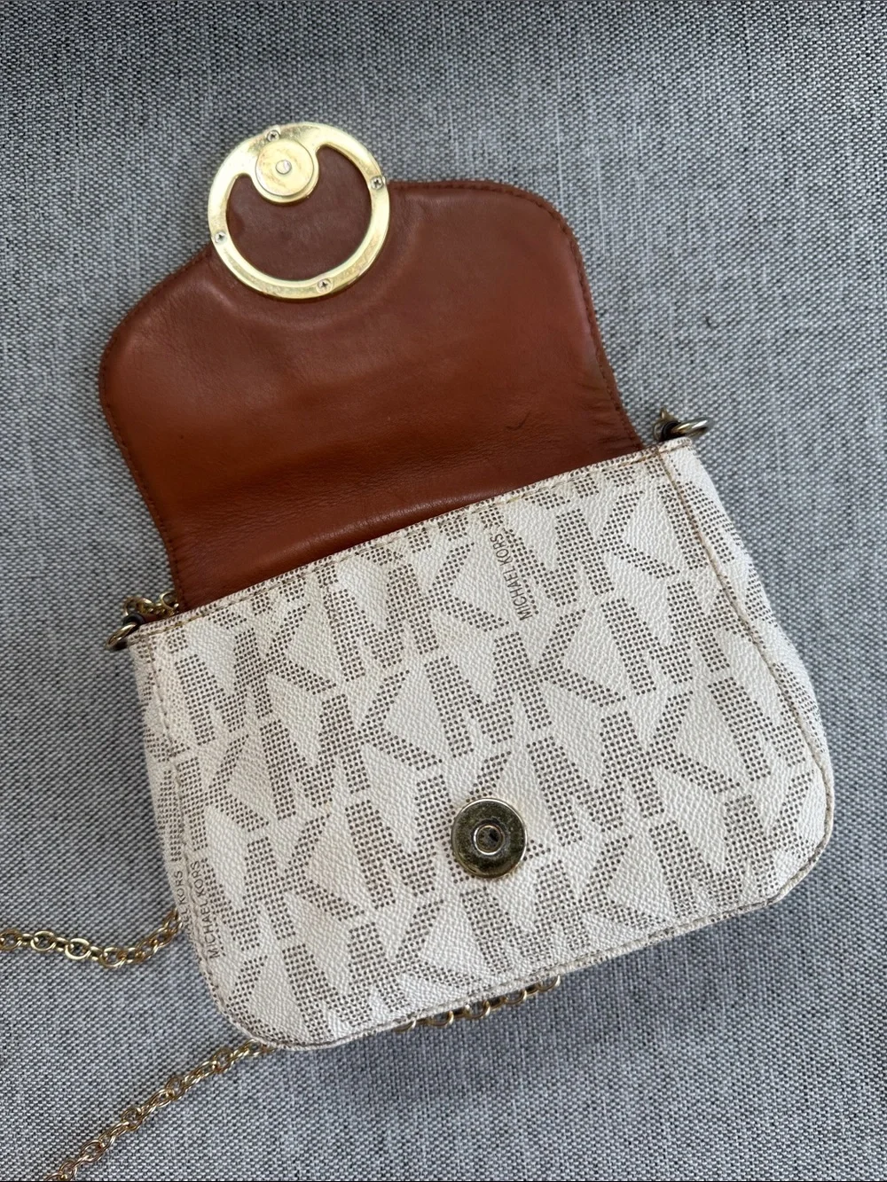 Michael Kors Fulton Small Crossbody Bag missing original crossbody strap